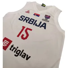 CAMISETA NIKOLA JOKIC SERBIA - PEAK BLANCA EUROBASKET 22