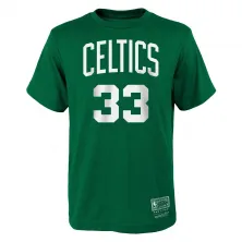 camiseta manga corta Larry bird Celtics Mitchell ness niños