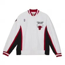 CHAQUETA CHICAGO BULLS FINALS AUTHENTIC WARM UP - MITCHELL AND NESS 1998-99 WHITE