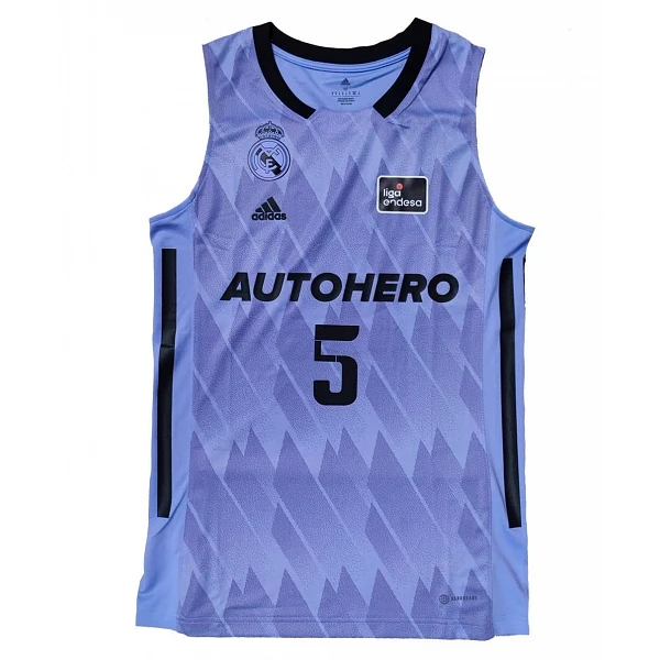 camiseta baloncesto junior Rudy fernandez real madrid 2023 segunda equipacion