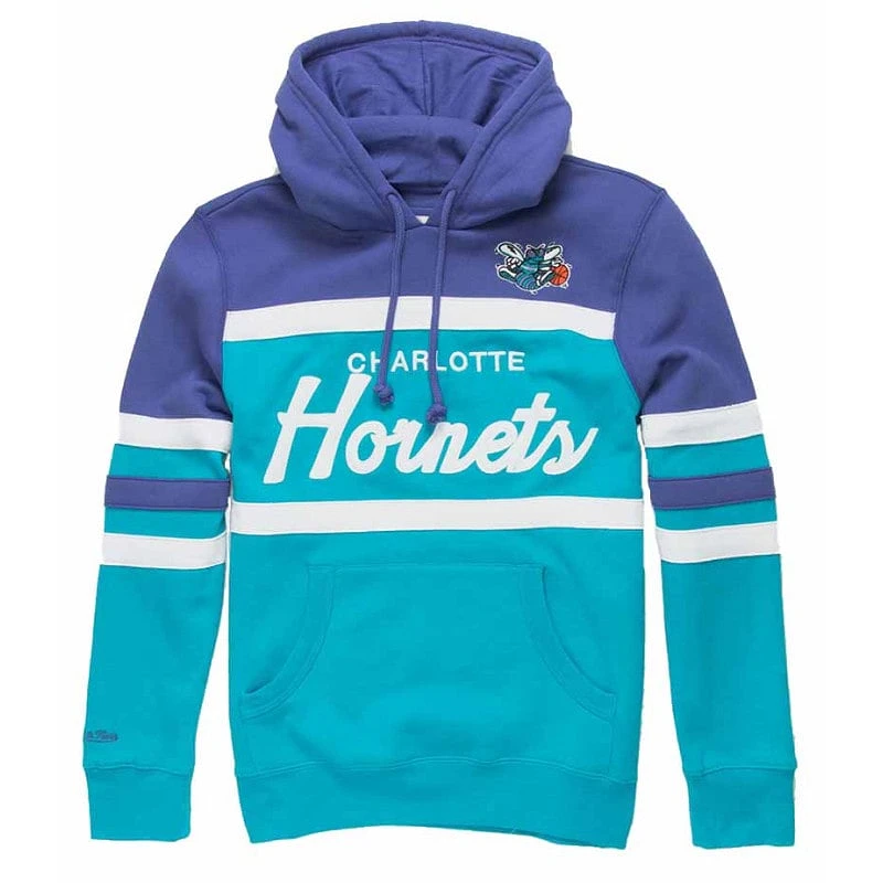 sudadera Hornets Mitchell Ness con capucha