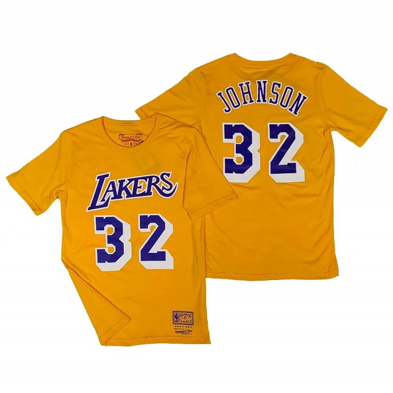 camiseta magic johnson lakers junior nba mitchell and ness