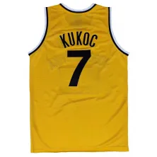 camiseta Tony Kukoc Jugoplastika replica autentica amarilla fuikaomar