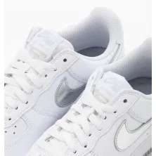 Zapatillas Nike Air Force One Low Retro - White Silver