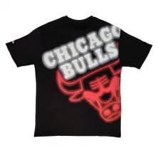 Camiseta Chicago Bulls Logo Neon New Era Oversized