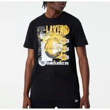 camiseta manga corta baloncesto nba lakers basketball graphic new era 60357115