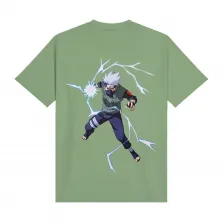 Camiseta Dolly Noire Kakashi Naruto Shippuden verde