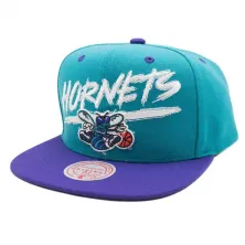 Gorra plana Charlotte Hornets transcript VNTG Mitchell and Ness