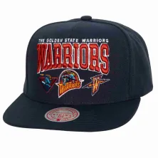 Gorra plana Warriors "Champ stack" - Mitchell and Ness