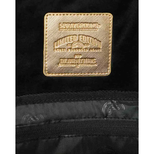 Mochila Sprayground "Half Graff Gold DLXSV"