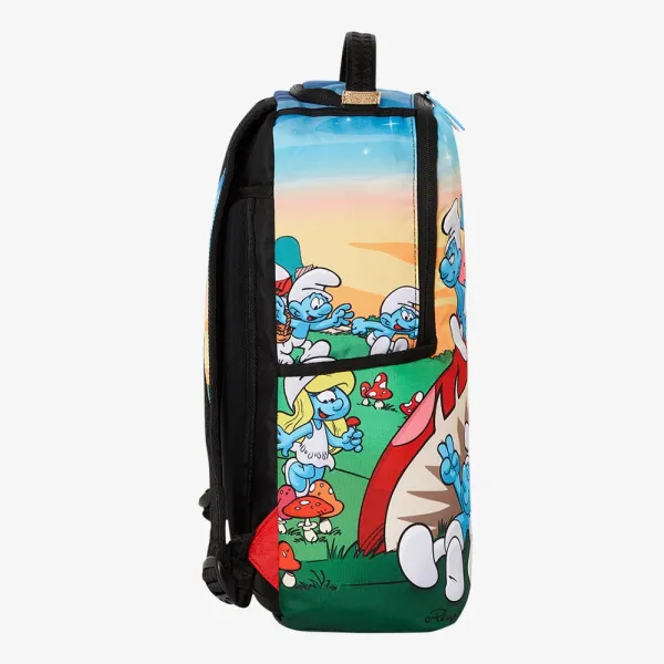 Mochila Sprayground "Smurfs Mushroom"