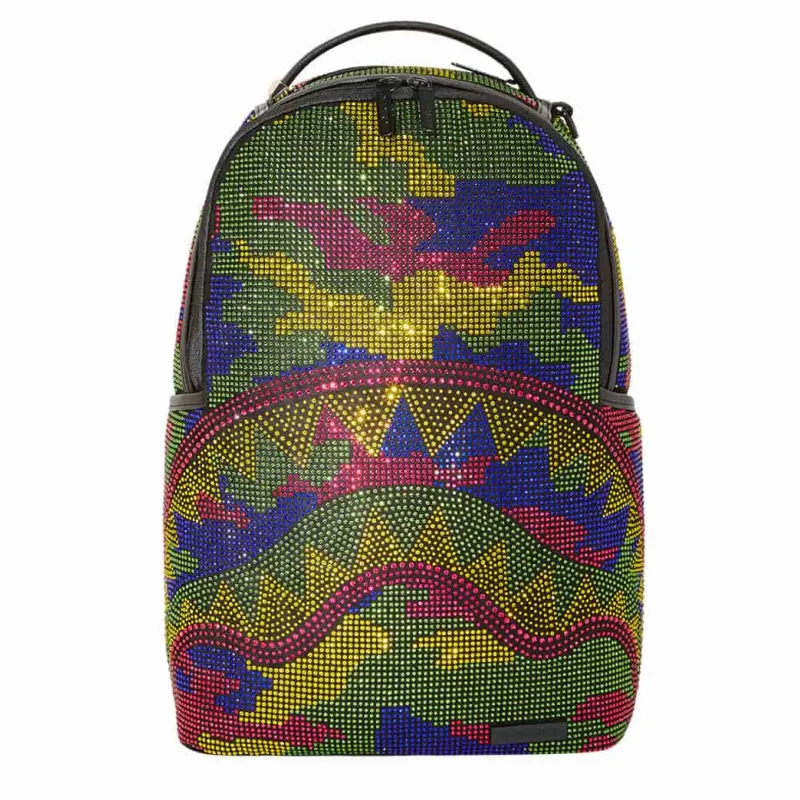 Mochila Sprayground Trippy Trinity Camo Crystal