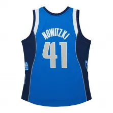 Camiseta Dirk Nowitzki Dallas Mavericks Hall of Fame Swingman