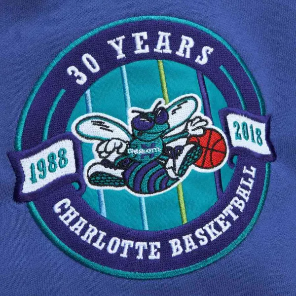 Sudadera Charlotte Hornets NBA All Over Crew Mitchell and Ness