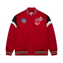 Chaqueta Baloncesto Miami Heat NBA Heavyweight Satin Jacket de Mitchell and Ness