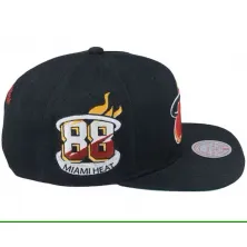 Gorra plana Miami Heat "NBA Side Jam" - Mitchell and Ness