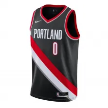 Camiseta Damian Lillard Icon Edition Portland Trail Blazers vista delantera