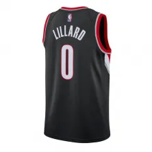 Camiseta Damian Lillard Icon Edition Portland Trail Blazers vista trasera