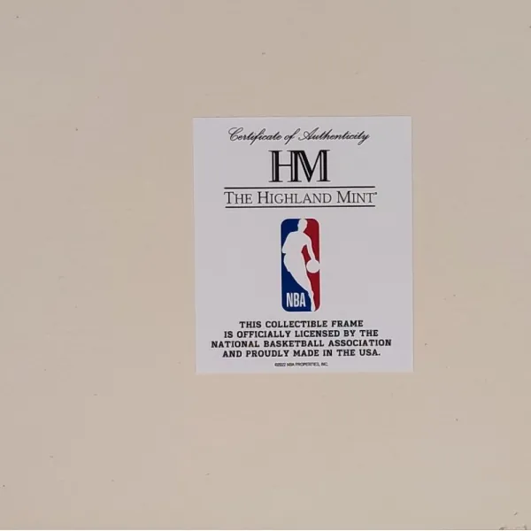 Poster Enmarcado Larry Bird "Impact Jersey Frame" Boston Celtics NBA