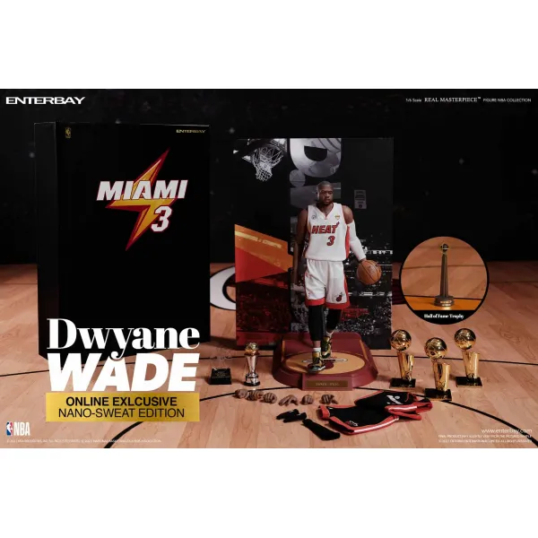 Figura Enterbay Dwyane Wade 1/6 Miami Heat - Masterpiece