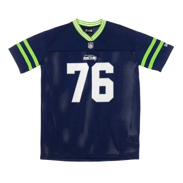 Camiseta Seattle Seahawks - NFL Mesh Outline Logo Oversized New Era