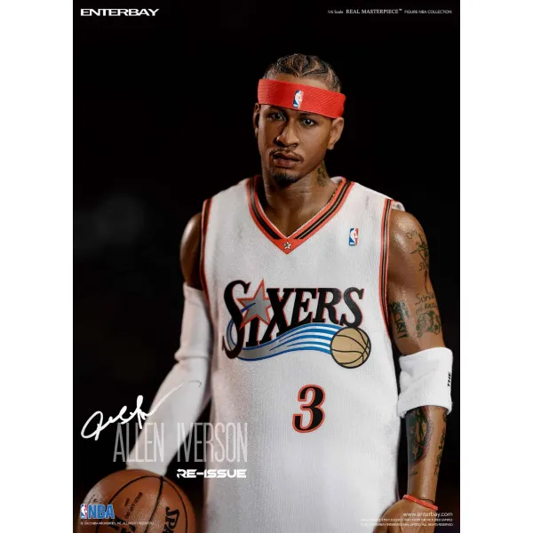 Figura Enterbay Allen Iverson 1/6 Philadelphia 76Ers Sixers - Masterpiece