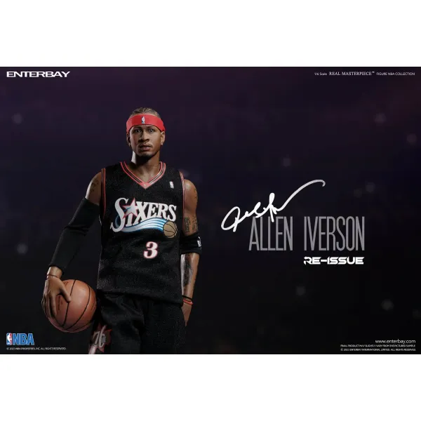 Figura Enterbay Allen Iverson 1/6 Philadelphia 76Ers Sixers - Masterpiece