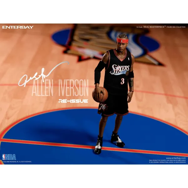 Figura Enterbay Allen Iverson 1/6 Philadelphia 76Ers Sixers - Masterpiece