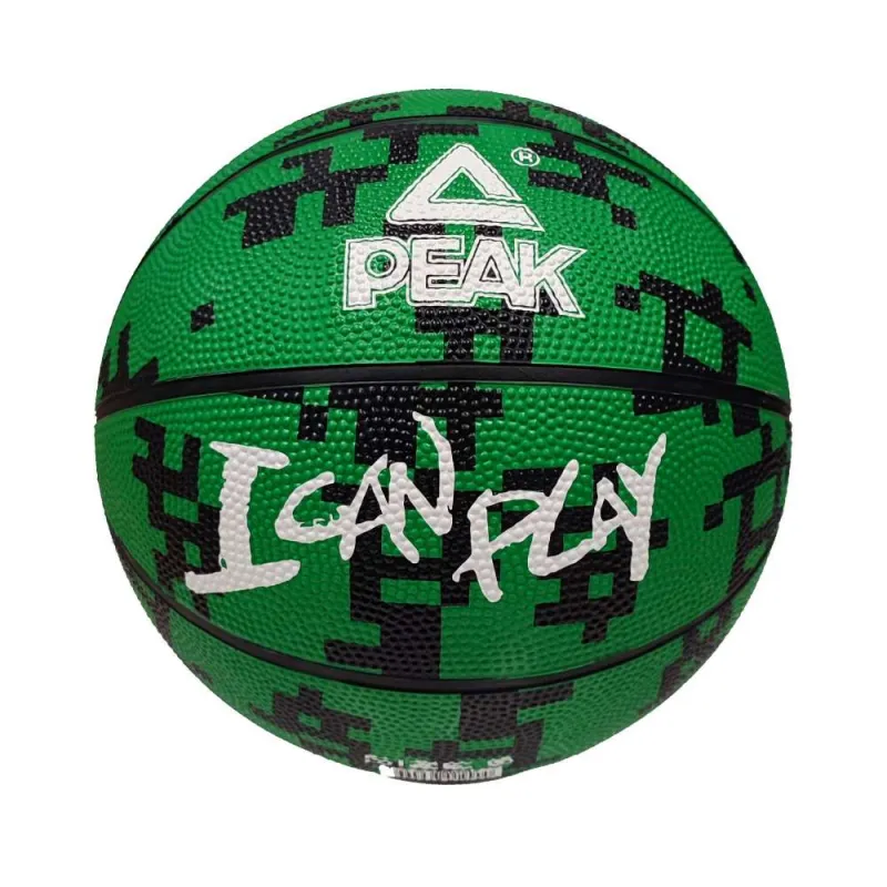 Balon baloncesto Peak de goma en color verde Celtics