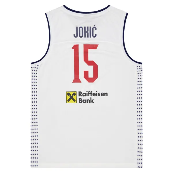 Camiseta Nikola Jokic Serbia 100 Aniversario blanca - Peak