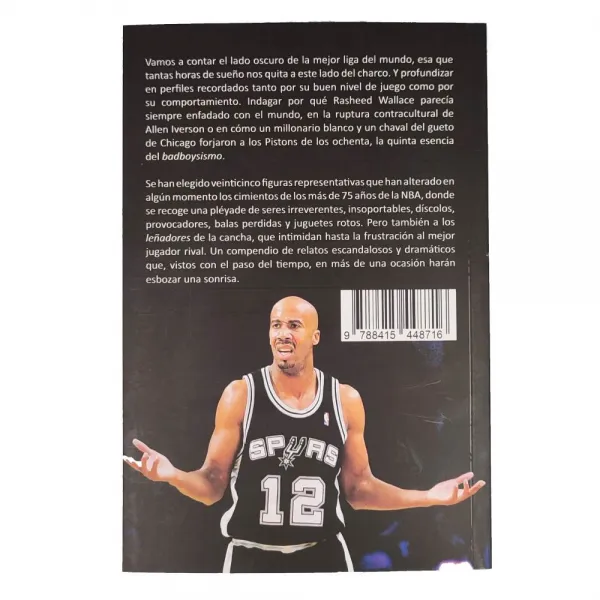 Libro de baloncesto, los bad boys de la NBA