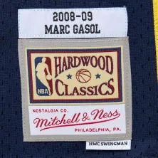 Camiseta Marc Gasol con Memphis Grizzlies Swingman 2008 Mitchell and Ness