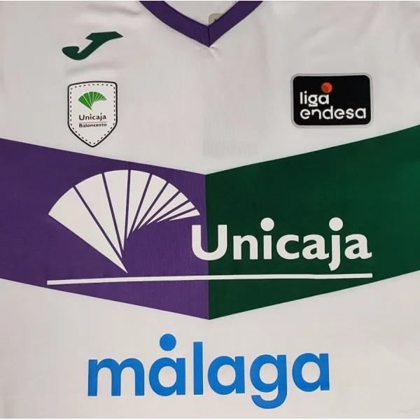 Camiseta Alberto Diaz Unicaja Malaga Liga Endesa Baloncesto Segunda Equipacion 2023-24 Joma