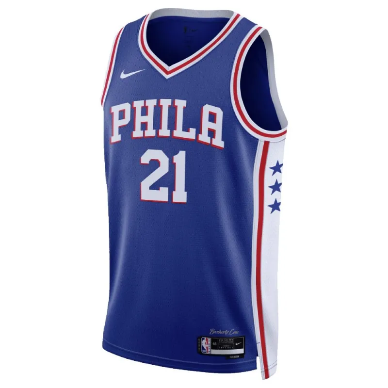 Camiseta Joel Embiid Philadelphia Sixers 76ers Icon Edition