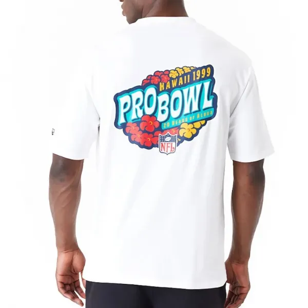 Camiseta Pro Bowl NFC Hawaii 1999 Floral Graphic Blanca