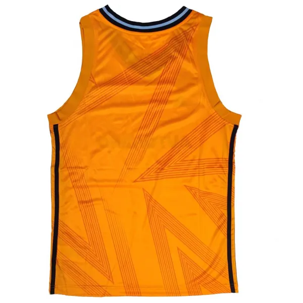 Camiseta Real Madrid Baloncesto Junior Segunda Equipacion naranja