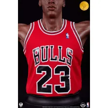 Figura Michael Jordan con Chicago Bulls - Estatua Busto "Wings" Gold EX 1/1 PCS 81cms