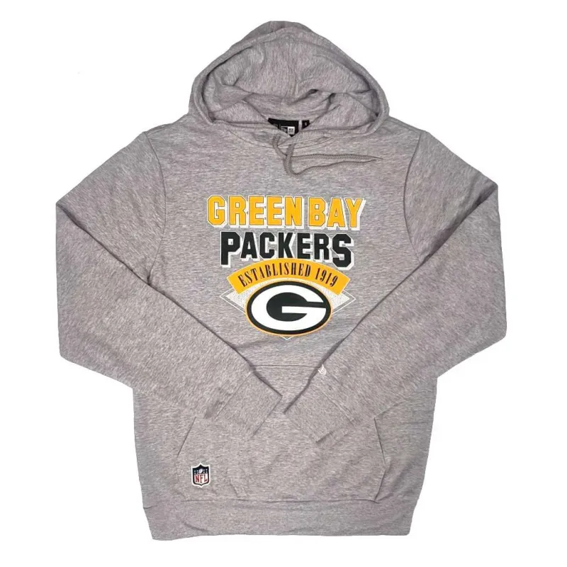 Sudadera Green Bay Packers NFL Team Graphic en Gris de New Era