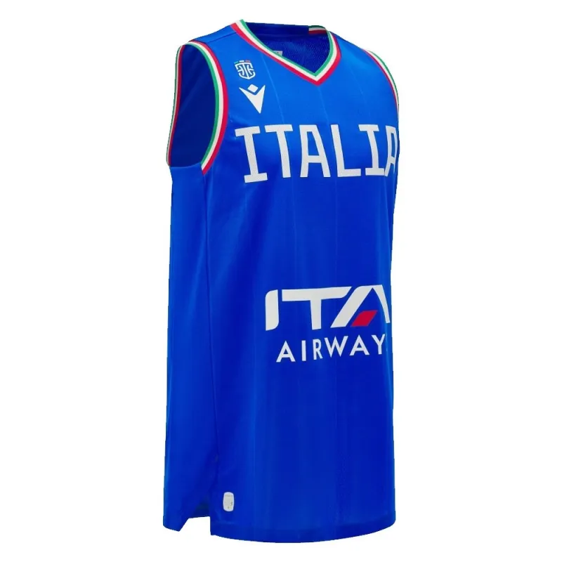 Camiseta baloncesto seleccion Italiana FIBA Oficial azul