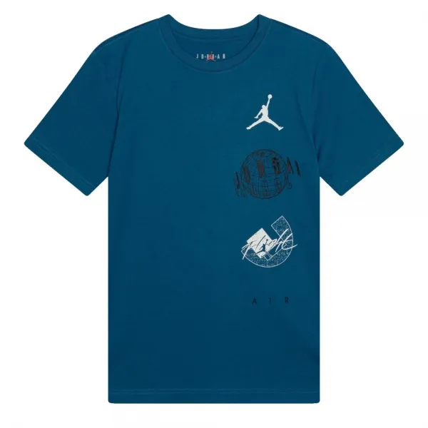 Camiseta Jumpman Air Globe Jordan Junior Azul