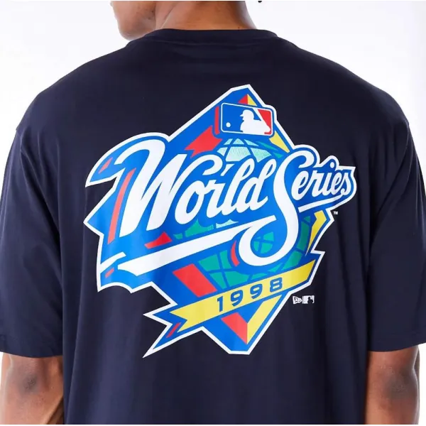 Camiseta New York Yankees "MLB World Series" Oversized New Era Navy