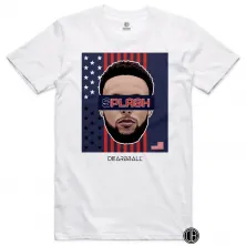 Camiseta DearBball - Splash USA Stripes