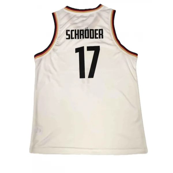 Camiseta Dennis Schröder Alemania - Peak Baloncesto blanca