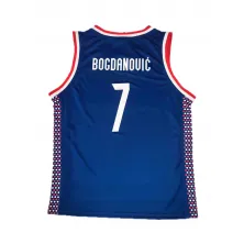 Camiseta Bogdan Bogdanovic Serbia - Peak Paris 2024 azul