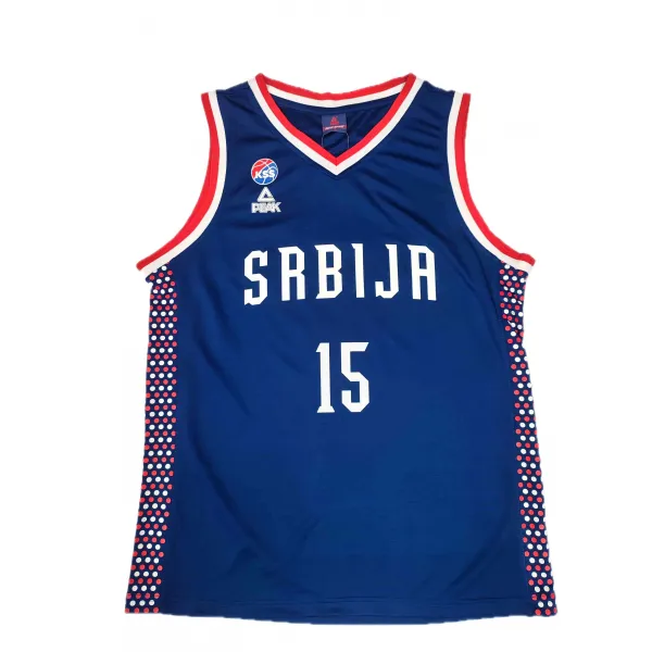 Camiseta Nikola Jokic Serbia - Peak Paris 2024 azul