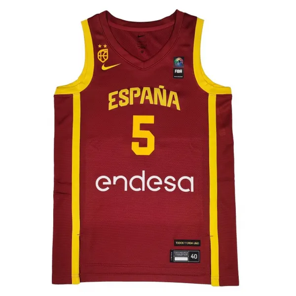 Camiseta Rudy Fernandez España Baloncesto Nike Road olympic frontal