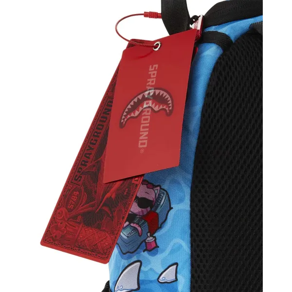 Mochila Sprayground Mini Pool Party detalle exclusivo