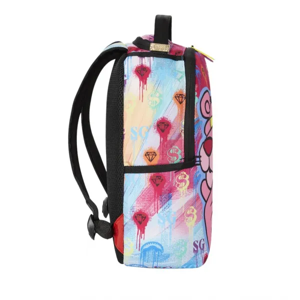 Mochila Mini Sprayground Pink Panther vista lateral