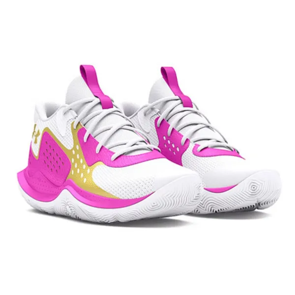 Zapatillas Under Armour Jet 23 GS White/Pink