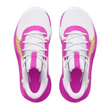 Zapatillas Under Armour Jet 23 GS White/Pink